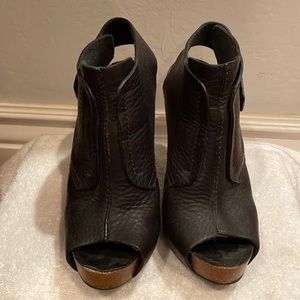 Pedro Garcia Black Leather Heels